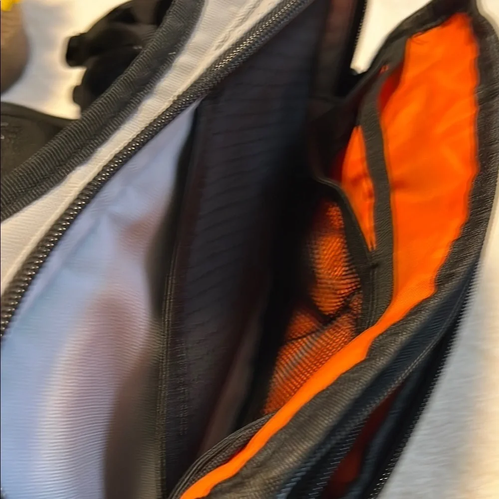 Jipimon Gray and Black Messenger Bag with Functional Design